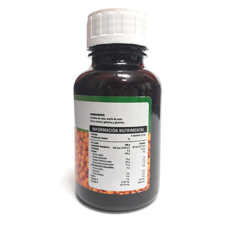 Margarita Naturalmente, Lecitina de Soya 1200mg - 100 capsulas