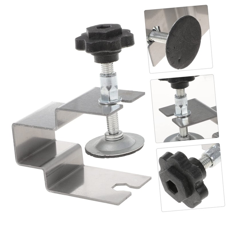 SEWACC 4pcs Cabinet Hardware Drawer Front Installation Clamps Panel Fixing