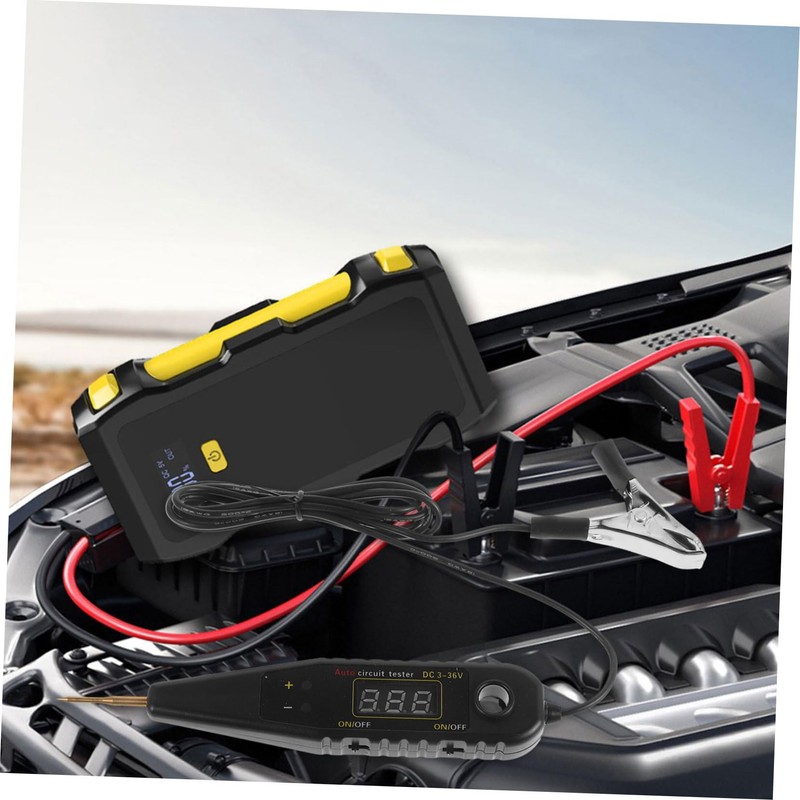 Mikinona Automotive Voltage Tester Pen with LED Display Digital Circuit