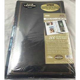 Photo Album 200 Slip-in Pockets (Bi-directional) - European Bonded Leather