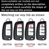 ontto Fit for Nissan Flip Folding Key Fob Cover Metal