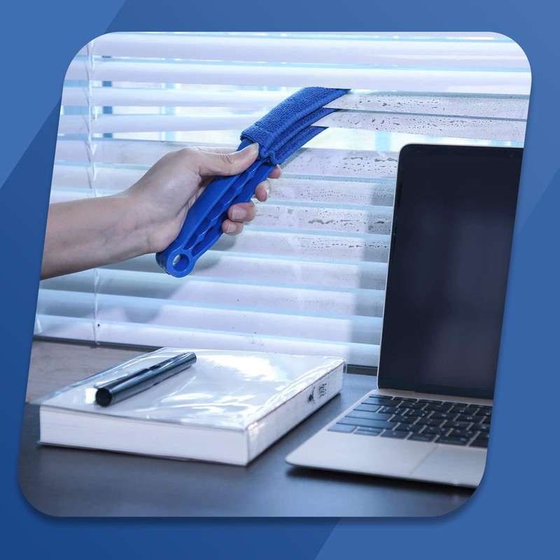 ROEGAARDEN WipeBlind Microfibre Blind Wiper, Dust Cleaning Brush, Roller Shutter