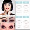 64 Pcs Cat Eyeliner Eyeshadow Stencil Stickers,Eyeliner Stencils Stickers,Eyeliner Stencil