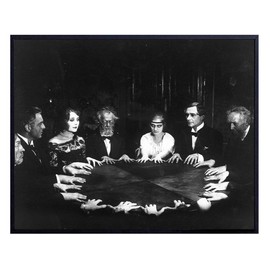 Seance Decor - Vintage Wiccan Decor - Wicca Decor - Witchcraft and Black Magic Supplies, Accessories - Gothic Home Decor - Goth Wall Decor - Pagan Gift - Creepy Scary Fortune Teller, Psychic Photo