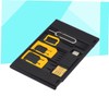 Gatuida 10pcs Sim Card Adapter Kit Nano Sim Adaptor Mobile