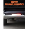 PIUGILH Car Fog Light Smoky Black Cover Trim Suitable for