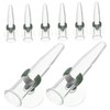 Mipcase 8Pcs Floral Water Tubes with Suction Cups Durable Flower