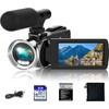 Rawiemy Video Camera Camcorder 4K 48MP Video Recorder Camera Vlogging