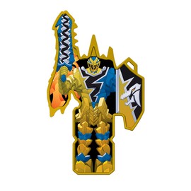 Power Rangers Dino Fury Gold Ranger 15-Cm Action Figure Toy Inspired by TV Show with Dino Fury Key and Dino-Themed Accessory for Ages 4 and Up
