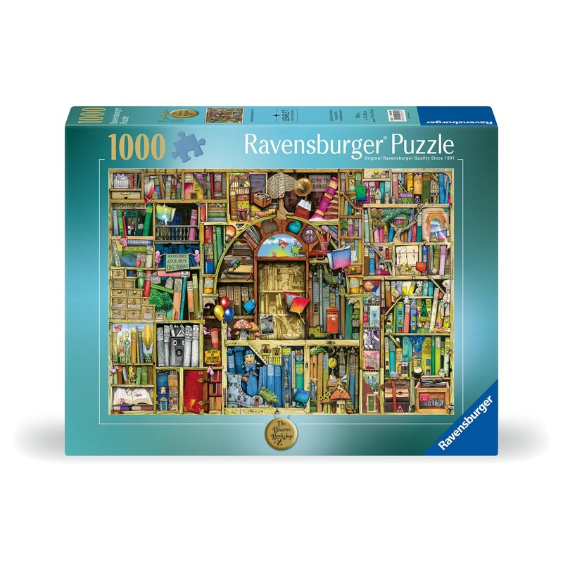 Ravensburger The Bizarre Bookshop 2 1000 Piece Jigsaw Puzzle for