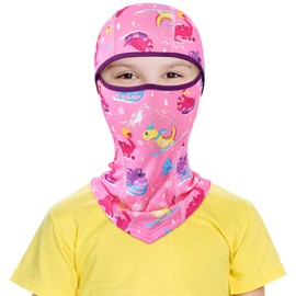 WAWSAM Space Children's Balaclava Face Mask for Boys, pink