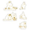 Moomin [Flake Sticker] Mini Deco Collage Sticker Nordic