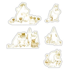 Moomin [Flake Sticker] Mini Deco Collage Sticker Nordic
