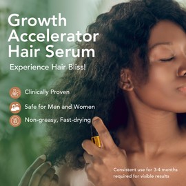 HairSmart Ayurvedic Growth Accelerator Hair Serum for Hair Growth | Serum for Hair Growth | Scalp Serum for Hair | Hair Growth Products, 100ml