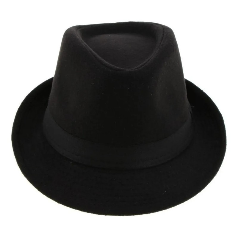 Sombrero. Sombrero Fedora De Fieltro De Lana.