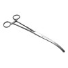 Hergom Silvery Pinza Doble Bozeman Curva 25cm Acero Inoxidable Hergom