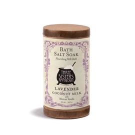 Three Sisters Apothecary 20 oz. Bath Salt Soaks (Lavender & Mexican Vanilla)