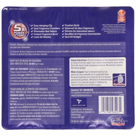 Finish Dishwasher Freshener/Deodorizer, Citrus, 2 Count