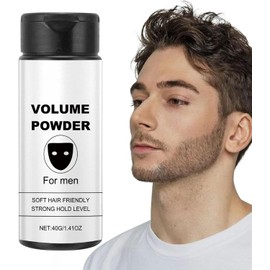 Polvo para el cabello para hombres de peinado, polvo para hombres,Volumizante de texturización de aspecto natural de estilo Natural Productos de preparación para el volumen instantáneo de peinado pa