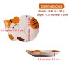 Cat Shaped Ceramic Plate – 6.8 x 5.1 inch Small