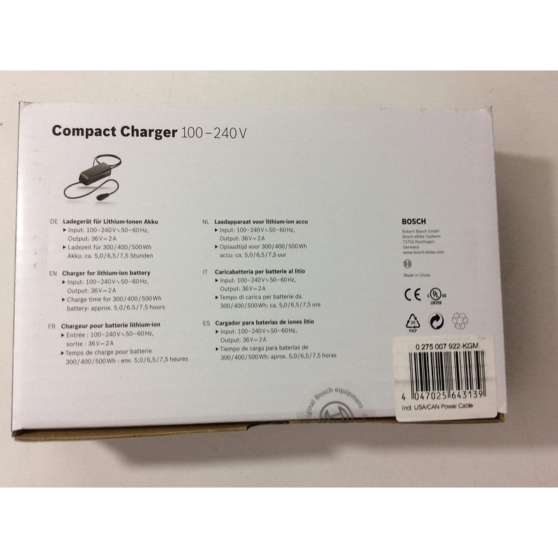 Bosch eBike Compact Charger