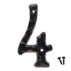 House Address Number, 5.5 Inch, Solid Cast Iron Metal Door