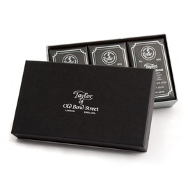 Taylor of Old Bond Street Jermyn Street Collection Luxury Hand Soap Gift Set for Gentlemen, 3 x 200g Solid Bars, Vegetable Based, for Cleansing All Skin Types