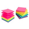 Pop-up Sticky Notes,3x3 in,12 Pads,Bright Colors Super Sticking Power Memo