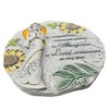 Nattol Memorial Garden Stone, Floral Angel with Sunflowers Pattern, Stepping