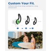 Hearprotek tapones para los oídos de silicona impermeables para natación,