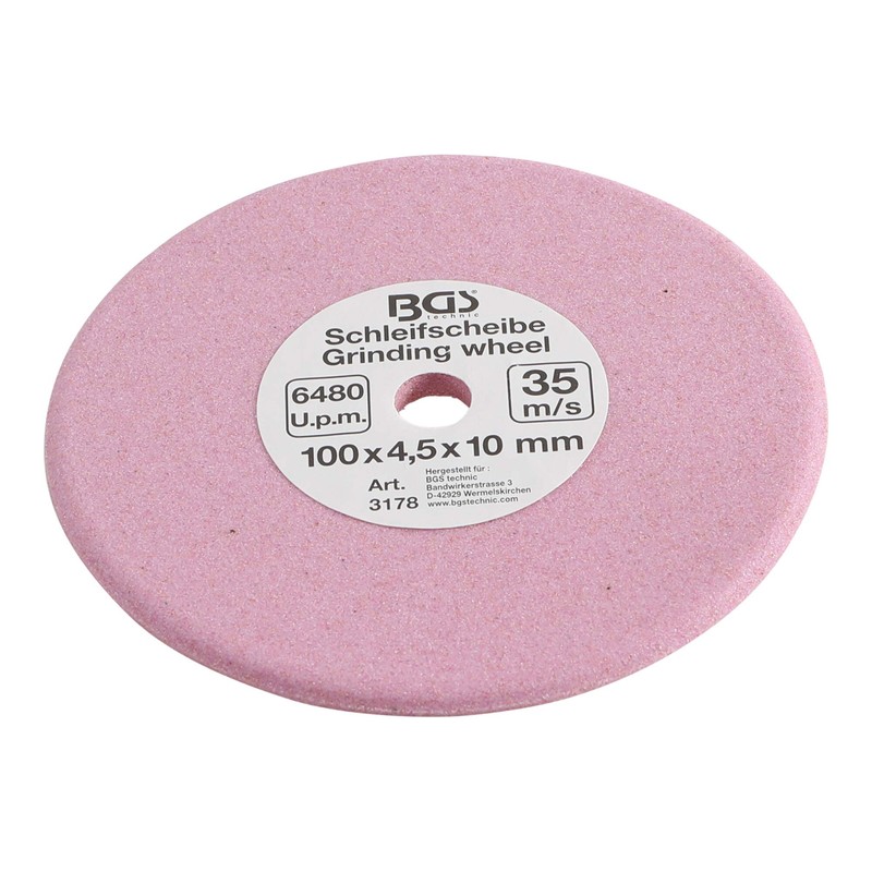 BGS Sanding Disc and 0,404100x 4.5x 10mm (10mm (3/8), 3178