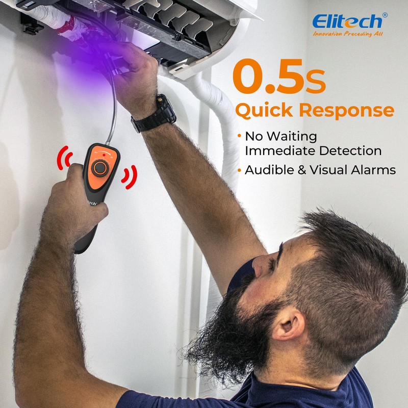 Elitech Refrigerant Leak Detector, CLD-100 Freon Leak Detector Car HVAC