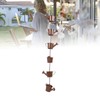 Rain Chain Watering Can Bucket Shaped Decorative 6 Cups Rainwater