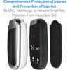 Z.MYUKI Compass Hybrid Key Case with Key Fob for Jeep