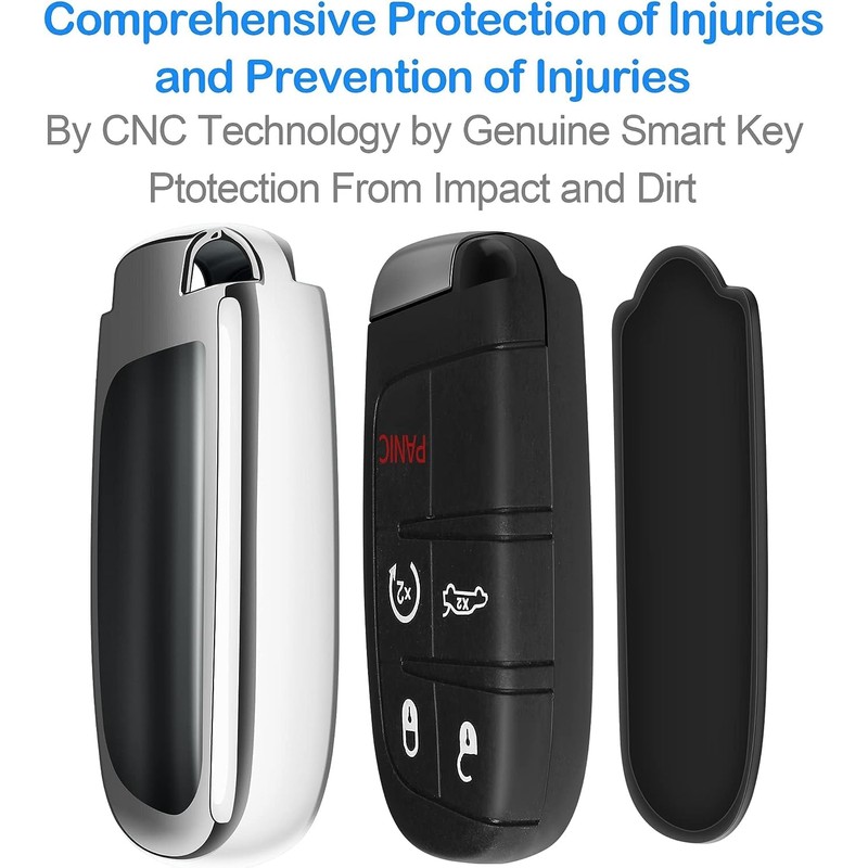 Z.MYUKI Compass Hybrid Key Case with Key Fob for Jeep