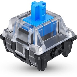 Gateron ks-15 Optical Key Switches for RGB Mechanical Gaming Keyboards | Plate Mounted (Gateron Optical Blue, 65 Pcs)
