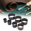 7 Pieces Round Leather Punch Tool, Round Hole Punch, High