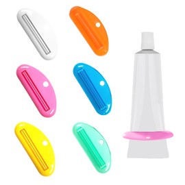6 Pieces Toothpaste Squeezer,Convenient Tube Squeezer,Plastic Toothpaste Clips Tube Squeeze,Plastic Toothpaste Tube Squeezer,for Squeezer Toothpaste,Hand Cream,Cosmetics,Creams,Ointment
