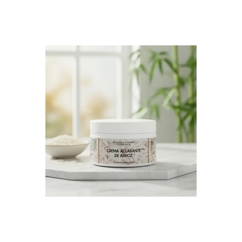 Crema Aclarante Arroz Niacinamida/tranexámico Codos/rodillas Todo Tipo De Piel Día/noche