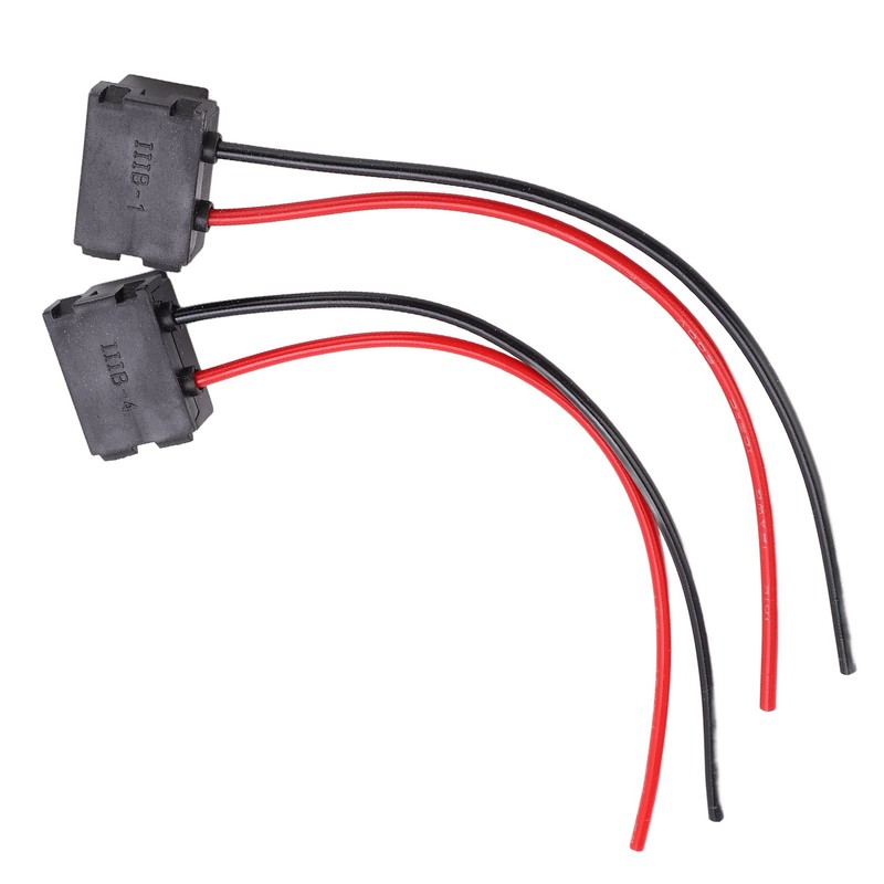 2pcs Wire Connector H7-4 H7 Female Wiring Harness Angled Ceramic