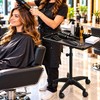 Adjustable Rolling Salon Tray for Professional Work – Large Aluminum