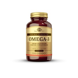 Solgar Double Strength Omega 3 700 mg - 60 Softgels - Includes 600 mg EPA & DHA - Non-GMO, Gluten Free - 60 Servings