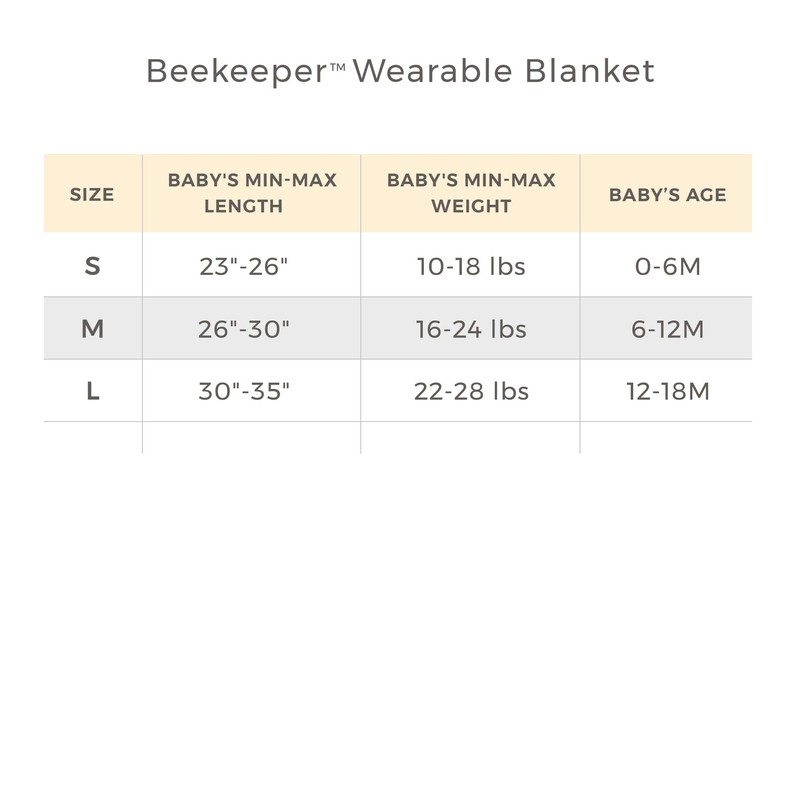 Burt's Bees Baby Baby Beekeeper Wearable Blanket, 100% Organic Cotton,