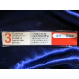 Horolovar 400 Day / Anniversary Clock .0021 Suspension Spring / Wire - Horolovar