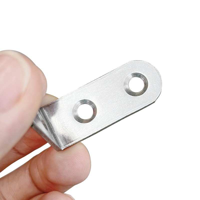 30 PCS Stainless Steel L Shaped Shelf Brackets,Angle Corner Bracket