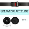 YTFRL 10 Sets Seat Belt Button Stop, Plastic Car Safety
