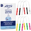 Arsh tongue scraper for adults,kids(6 Pack) stainless steel Tongue Cleaner