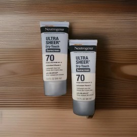 Neutrogena 2 Packs -Neutrogena Ultra Sheer Dry-Touch SPF 70 Sunscreen Lotion, 3 fl. oz