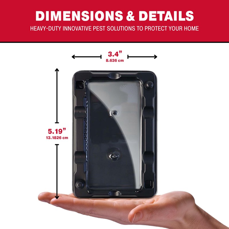 Catchmaster Mouse & Insect Glue Traps 6-Pk, Adhesive Rodent &
