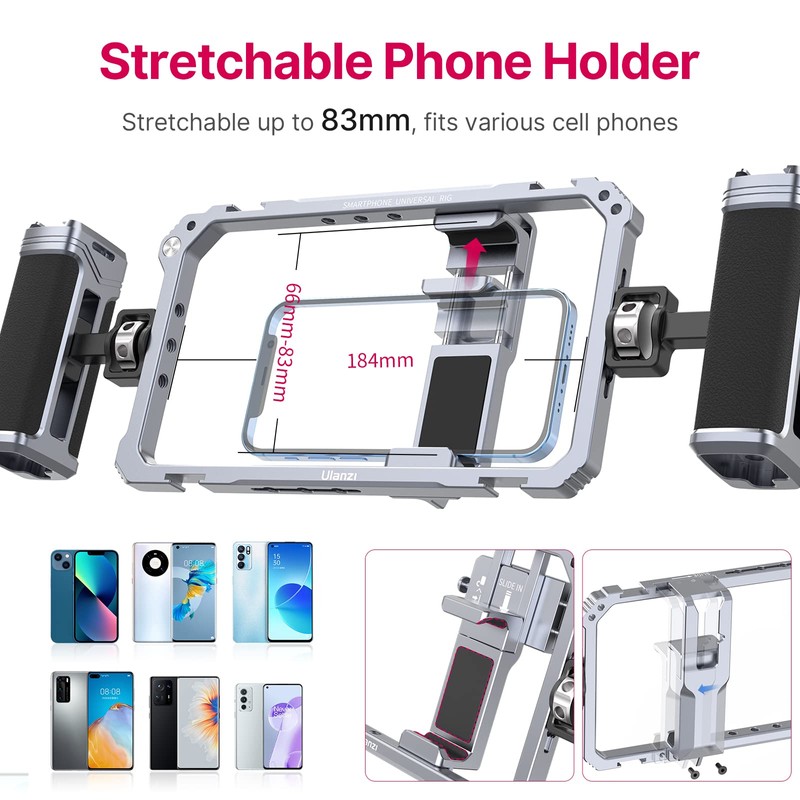 Ulanzi Smartphone rig with handles, metal
